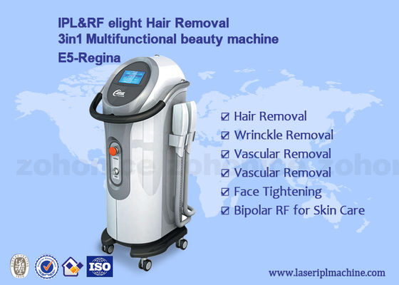 良い値段 2 つのハンドルが付いている IPL+ RF の elight の毛の取り外しおよび皮の若返りの美機械 オンライン