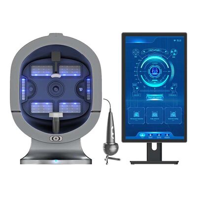 Good price 21.5 Inch 3 Cameras Hair Follicles Scalp Scanner Detector Facial Skin Analyzer Machine online