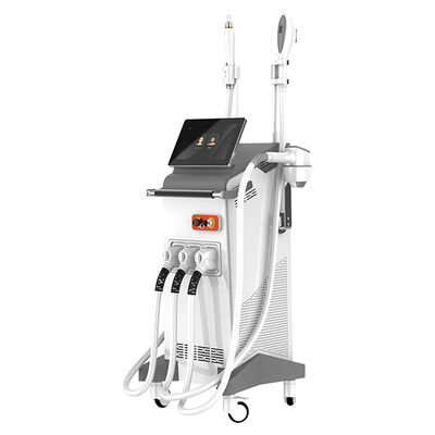 سعر جيد 3 IN 1 Nd Yag 808nm الديود ليزر إزالة الشعر الوشم IPL آلة علاج حب الشباب متصل