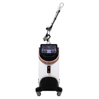 ราคาดี 450ps 750pcs เครื่องทําความงาม Pico Laser สําหรับการกําจัดรอยสัก Picosecond Laser ออนไลน์